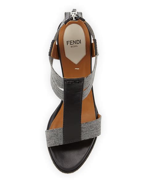 fendi banded strap wedge|fendi handbags.